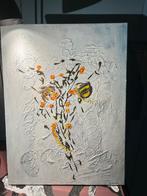 Acryl Schilderij - Bloemen - 80x60 cm, Antiek en Kunst, Kunst | Schilderijen | Abstract, Ophalen of Verzenden