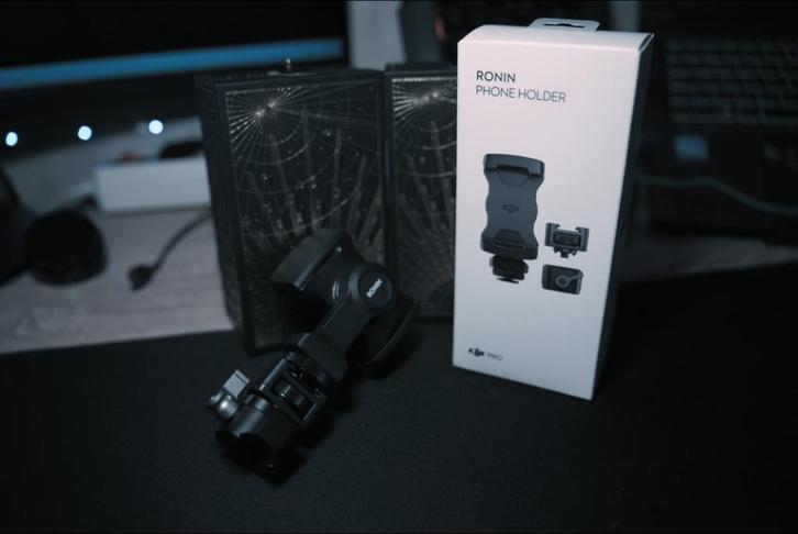 DJI RS Phone Holder for DJI Gimbals or for the cam hot shoe, Audio, Tv en Foto, Fotografie | Professionele apparatuur, Zo goed als nieuw