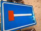 Verkeersbord doodlopende weg en fietspad, Ophalen of Verzenden, Zo goed als nieuw, Minder dan 50 watt, Overige typen