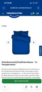Essenza Dekbedovertrek VriendenLoterij Eredivisie Limited, Dekbedovertrek, Verzenden, Blauw, Nieuw