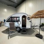 T@B 320 WHITE, zeer mooi, Caravans en Kamperen, Caravans, Standaardzit, Tot en met 2, Bedrijf, T@b