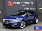 Seat Leon 1.4 TSI FR/150PK/DSG/CRUISE/NAV/CAMERA/PDC/CARPLAY, Auto's, Zwart, 4 cilinders, Onderhoudsboekje, Hatchback