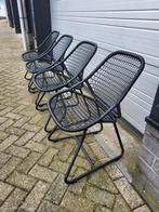 Fermob sixties zwart 4x stoelen, Tuin en Terras, Tuinstoelen, Ophalen