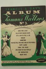 Francis & day's Album of famous waltzes no.3, Muziek en Instrumenten, Bladmuziek, Keyboard, Gebruikt, Ophalen of Verzenden