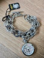 Ed hardy zilverkleurig horloge armband nieuw!, Ophalen of Verzenden, Nieuw