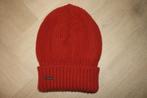 Dsquared warme wollen muts oversized warm rood kleur, Dsquared2, Verzenden, Zo goed als nieuw, Muts