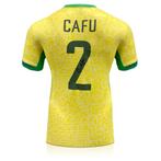 Cafu gesigneerd Officieel 2024 Brazilië thuisvoetbalshirt, Buitenlandse clubs, Shirt, Nieuw, Ophalen of Verzenden