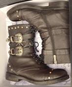 Roberto D'angelo, boots,halfhoog, maat 37, zwart met zilver., Kleding | Dames, Schoenen, Zwart, Lage of Enkellaarzen, Ophalen of Verzenden