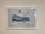 Louis Visser schilderij Jaguar auto, Ophalen