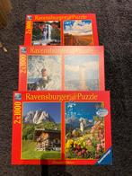 6 puzzels ravensburger, Ophalen of Verzenden, 500 t/m 1500 stukjes, Zo goed als nieuw