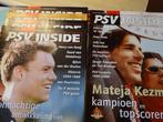 PSV INSIDE jaargang 2001 - 10 stuks, Ophalen of Verzenden, Gebruikt, PSV, Boek of Tijdschrift