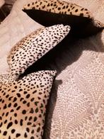 Sierkussens luipaardprint 45x45 cm nieuw 3 stuks, Ophalen of Verzenden