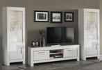 Woonkamer Mona hoogglans marmer wit-ACTIE-Led gratis, Ophalen of Verzenden, Nieuw, 25 tot 50 cm, Minder dan 100 cm