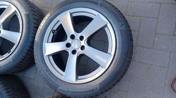 Winterbanden vw t cross taigo 205 55 17 5x100 velgen  beschikbaar voor biedingen