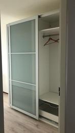 Schuifdeur pax kast IKEA 2 stuks, Huis en Inrichting, Kasten | Kledingkasten, Ophalen, 200 cm of meer, 50 tot 75 cm, Glas