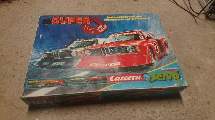 Carrera super 8 compleet in doos - vintage, Kinderen en Baby's, Speelgoed | Racebanen, Gebruikt, Racebaan, Elektrisch, Carrera