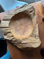 Houten Schaal - Diameter 45 cm, Gebruikt, Schaal, Rond, Ophalen of Verzenden