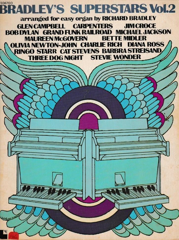 RICHARD BRADLEY - BRADLEY'S SUPERSTARS Vol.2, Muziek en Instrumenten, Bladmuziek, Gebruikt, Artiest of Componist, Populair, Ophalen of Verzenden