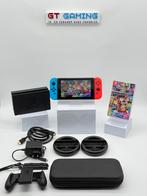NINTENDO SWITCH NIEUW MODEL 2023 V2 MARIO KART+STUURTJES, Met 2 controllers, Ophalen of Verzenden, Zo goed als nieuw, "