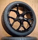 Org. 19" Alfa Romeo Giulia velgen TPMS Bridgestone, Gebruikt, Bmw, 275 mm, Banden en Velgen