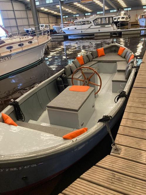 Reddingssloep inclusief trailer., Watersport en Boten, Sloepen, Zo goed als nieuw, 6 meter of meer, Binnenboordmotor, Diesel, Polyester