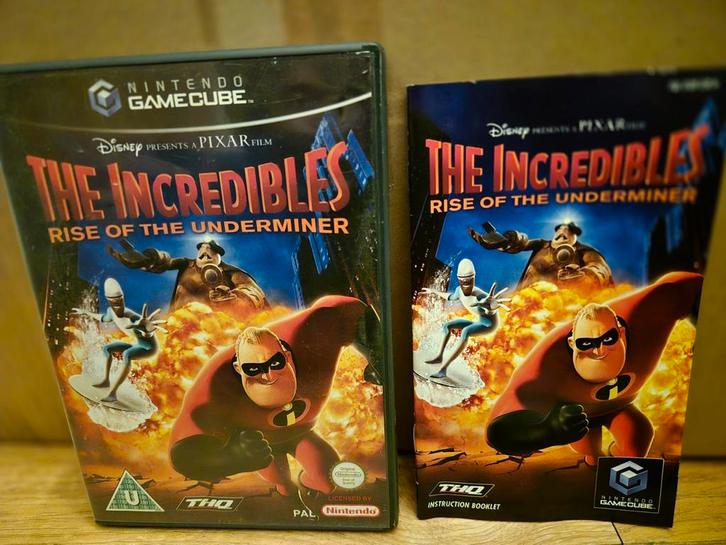 Disney's the Incredibles Rise of the Underminer GameCube., Spelcomputers en Games, Games | Nintendo GameCube, Zo goed als nieuw