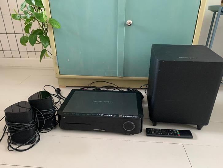 Harman Kardon BDS 270 home cinema geluidsinstallatie, Audio, Tv en Foto, Home Cinema-sets, Gebruikt, Blu-ray-speler, 2.1-systeem