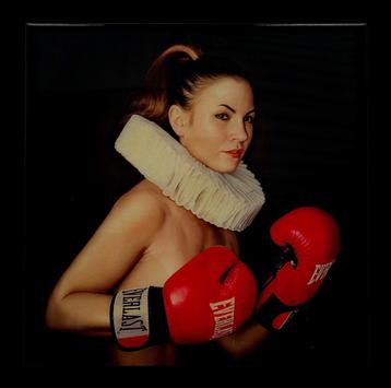 Frank E Hollywood in epoxy op dibond 80x80cm beschikbaar voor biedingen