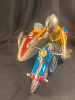 Blikken motorfiets met zijspan. Vintage., Ophalen of Verzenden