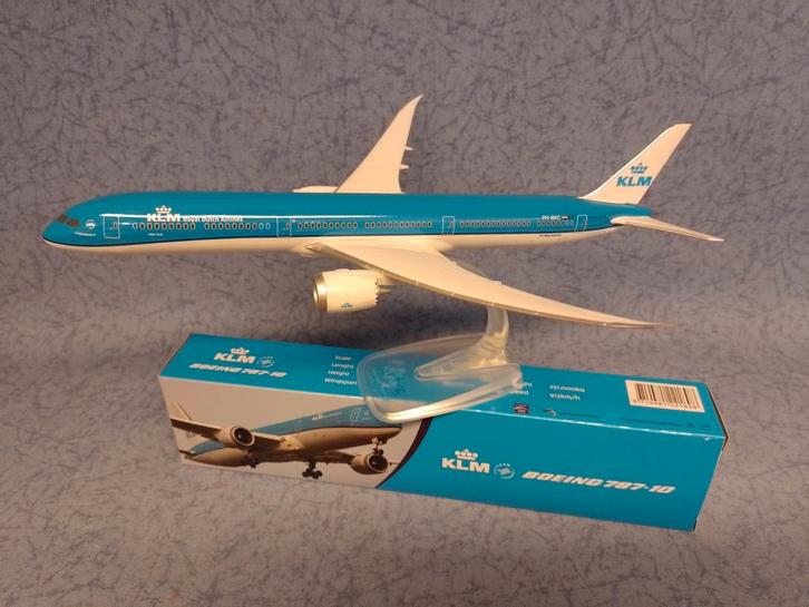 Boeing 787-10 KLM (nieuw), Verzamelen, Luchtvaart en Vliegtuigspotten, Nieuw, Schaalmodel, Ophalen of Verzenden