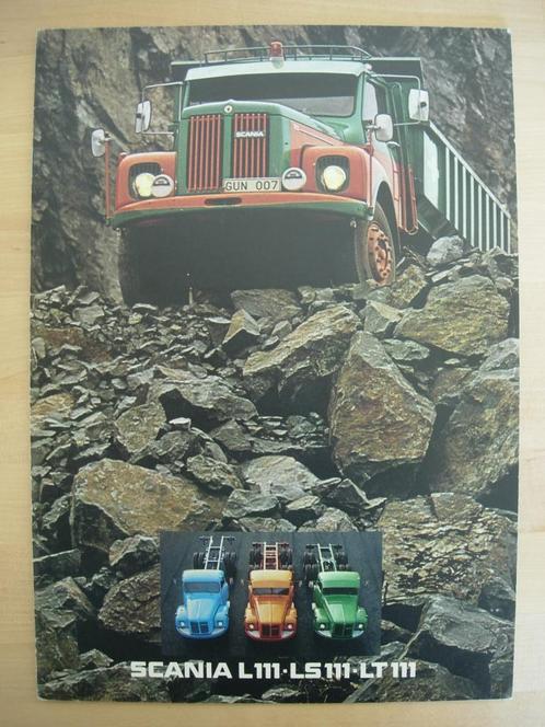 Scania L111 LS111 LT111 Brochure 1978 – Torpedo L LS LT 111, Boeken, Auto's | Folders en Tijdschriften, Zo goed als nieuw, Overige merken