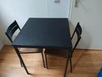 Ikea sandsberg set tafel met 2 stoelen., Huis en Inrichting, Tafels | Eettafels, Ophalen, 50 tot 100 cm, 50 tot 100 cm, Zo goed als nieuw