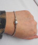 Zilveren Pandora armband 20 cm nr.667, Sieraden, Tassen en Uiterlijk, Armbanden, Ophalen of Verzenden, Zo goed als nieuw, Zilver