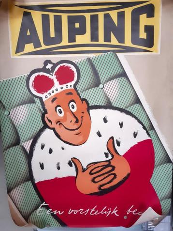 Originele poster Auping Matrassen van Mettes beschikbaar voor biedingen