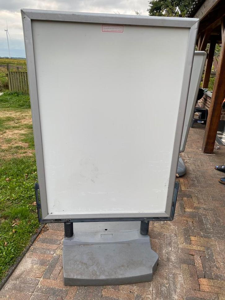 A0 stoepboord reclamebord, Verzamelen, Posters, Gebruikt, Ophalen