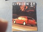 folder Citroën ZX 16V - modeljaar 1993 , Frans, Ophalen of Verzenden, Zo goed als nieuw, Citroën