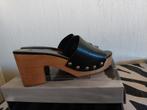 Lederen Clogs mt.39 Nieuw, Verzenden, Nieuw, Zwart