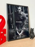Joker 'Why So Serious?' Poster - Ingelijst, Ophalen of Verzenden, Zo goed als nieuw, Foto of Poster, Minder dan 50 cm