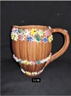1950s large Italian pottery jug ceramic Flower decor Vase 10, Ophalen of Verzenden