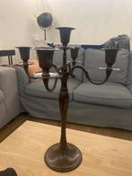 Oude kandelaar voor 5 kaarsen, Ophalen of Verzenden, Koper of Brons