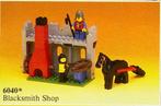 Lego Castle Lion Knights / Crusaders 6040 Black Smith Shop, Ophalen of Verzenden, Zo goed als nieuw, Complete set, Lego