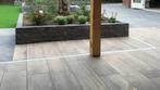 Keramische tuitegels houtlook eiken Oak 180x23x2 cm actie, Ophalen, Keramiek, Nieuw, 10 m² of meer