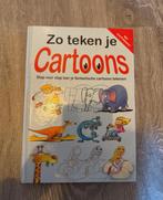 Tekenboek - Zo teken je Cartoons, Boeken, Ophalen of Verzenden, Zo goed als nieuw, Tekenen en Schilderen, Geschikt voor kinderen