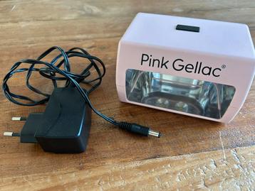 Pink gellac lamp beschikbaar voor biedingen