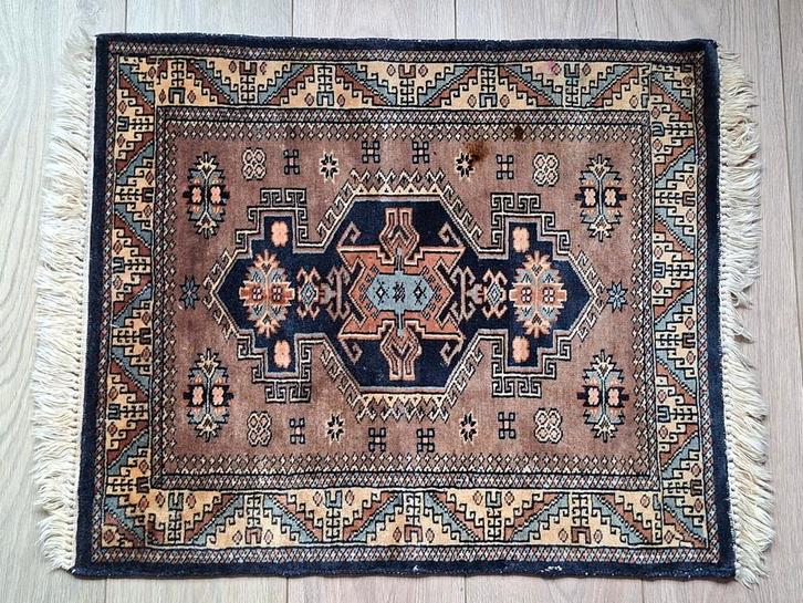 Perzisch kleedje, handgeknoopt, ca. 60x70 cm, Huis en Inrichting, Stoffering | Tapijten en Kleden, Ophalen