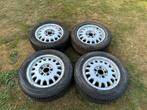 BMW 5x120 16 inch E34 525iX Style 6 velgen met zgan banden, Ophalen, Gebruikt, 16 inch, Banden en Velgen