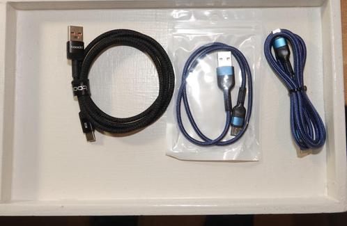 Diverse kabeltjes van USB A naar USB C, Telecommunicatie, Mobiele telefoons | Telefoon-opladers, Zo goed als nieuw, Samsung, Ophalen of Verzenden