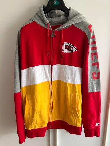 Kansas City Chiefs Starter full zip hoodie shirt trui vest  beschikbaar voor biedingen