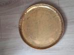 Gouden dienblad, Huis en Inrichting, Ophalen of Verzenden, Zo goed als nieuw, Rond, Hout