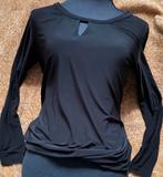 Zwarte Travelstof Trui - Maat M, Ophalen of Verzenden, Zo goed als nieuw, Maat 38/40 (M), Zwart